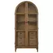 Beth Brown Oak Display Cabinet