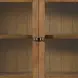 Beth Brown Oak Display Cabinet