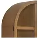 Beth Brown Oak Display Cabinet