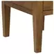 Beth Brown Oak Half Pedestal Desk with USB Charging