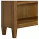 Beth Brown Oak Open Bookcase