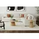 Canal Natural Round End Table