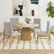 Canal Natural Round Dining Room Set