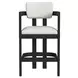 Canal White Upholstered Bar Stool Set of 2