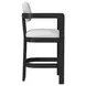 Canal White Upholstered Bar Stool Set of 2