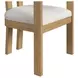 Canal Snow White Upholstered Arm Chair Set of 2