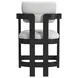 Canal White Upholstered Counter Height Stool Set of 2