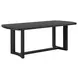 Canal Black 78" Rectangular Dining Table