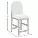 Canal Gray Upholstered Round Back Bar Stool Set of 2