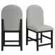 Canal Gray Upholstered Round Counter Height Stool Set of 2