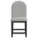 Canal Gray Upholstered Round Counter Height Stool Set of 2