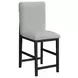 Canal Gray Upholstered Bar Stool Set of 2