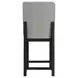 Canal Gray Upholstered Bar Stool Set of 2
