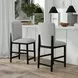 Canal Gray Upholstered Bar Stool Set of 2