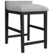 Canal Gray Upholstered Bar Stool Set of 2