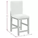 Canal Gray Upholstered Bar Stool Set of 2