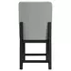 Canal Gray Upholstered Square Counter Height Stool Set of 2