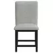 Canal Gray Upholstered Square Counter Height Stool Set of 2