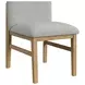 Canal Gray Upholstered Dining Side Chair Set of 2
