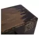Iris Distressed Black 2 Drawer Nightstand