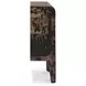 Iris Distressed Black 2 Drawer Nightstand