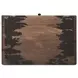 Iris Distressed Black 2 Drawer Nightstand