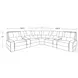 Fleet Bourbon Leather 7 Piece Modular Power Reclining Sectional