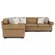 Grandview Brown Leather Modular Sectional
