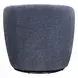 Harmony Thatch Blue Upholstered Swivel Glider Accent Chair