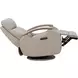 Pratt Gable Dove Leather Swivel Glider Power Recliner with Power Lumbar and USB Charging