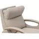 Pratt Gable Dove Leather Swivel Glider Power Recliner with Power Lumbar and USB Charging
