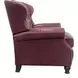 Presidential Shoreham Wine Leather Push Thru The Arms Recliner with Nailhead Trim