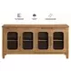 Preston Brown 4 Door Server