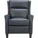 Pryce Santa Fe Ocean Leather Push Thru The Arms Recliner