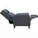 Pryce Santa Fe Ocean Leather Push Thru The Arms Recliner