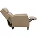 Pryce Cashmere Stone Leather Power Recliner with Power Headrest and USB Charging