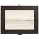 Bellamy Coffee Bean and Beige 1 Drawer Open Stone Top Nightstand with USB Charging