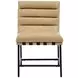 Nicco Sand Vegan Leather Upholstered Side Chair
