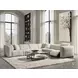 Bliss Cream 6 Piece Modular Power Reclining Sectional with Pillows