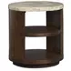 Mcpherson Burnt Umber Round Occassional Table Set