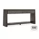 Commerce And Market Dark Wood And Gray Kubrick Console Table