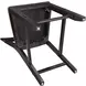 Bermuda Black 24" Short Back Counter Height Stool Set of 2