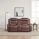 Putnam Brown 78" Power Double Reclining Loveseat