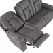Daniel Gray Triple Power Reclining 87" Sofa with USB Charging