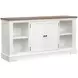 Crownfall Whisper White and Cerused Nutmeg Extendable Rectangular Dining Room Set