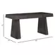 Bellamy Coffee Bean 60" Writing Desk