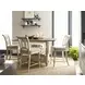 Homestead Pine Cornsilk Upholstered Kendal Counter Height Chair Set of 2