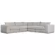 Vista Beige 5 Piece Sectional