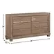 Montana Brown 6 Drawer Dresser