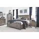 Paxton Place Dovetail Gray 7 Drawer Dresser with Rectangular Mirror